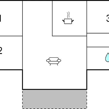 In With Kitchen * Blavand